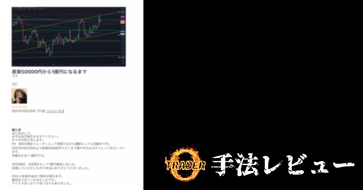 原資50000円から1億円になるまで【Dレビュー】